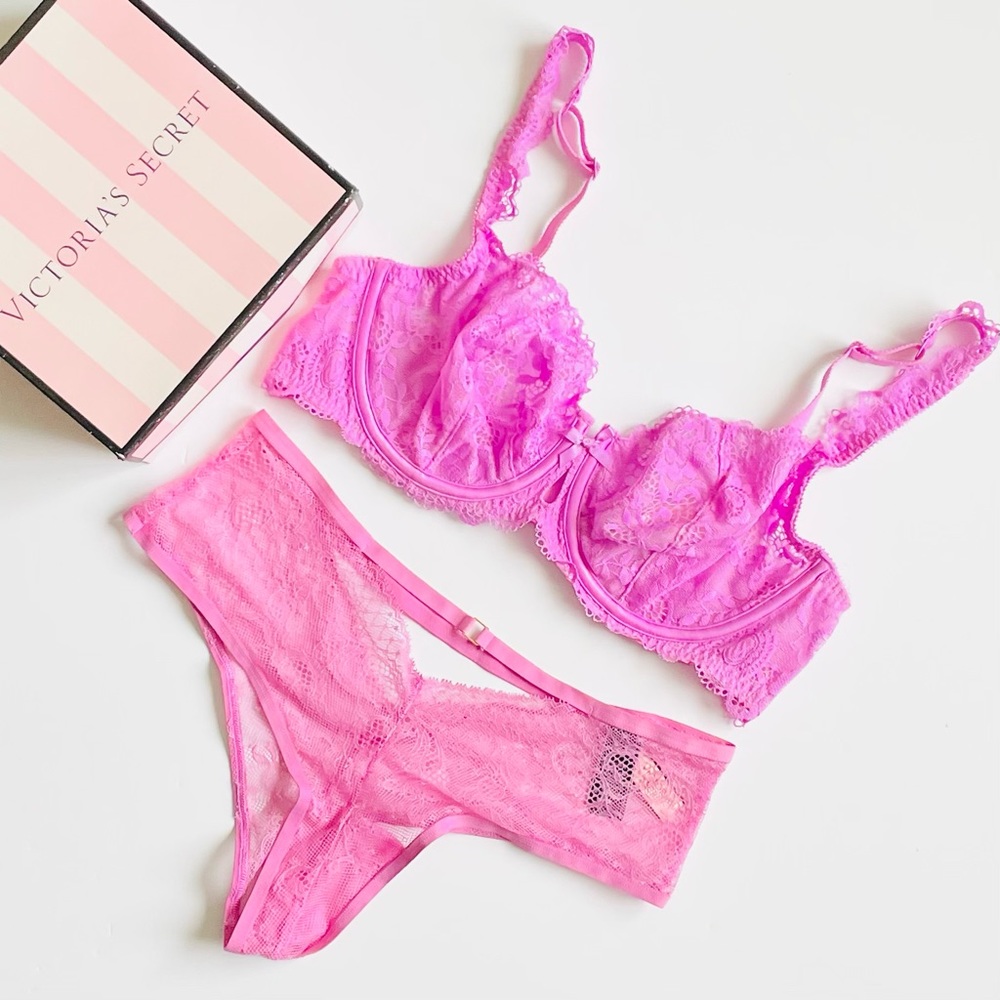 36C SMALL Victoria’s Secret lilac bra set